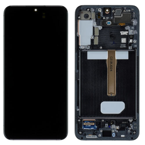 Samsung Galaxy S22+ 5G S906 Lcd Touch Screen Display Complete Original Genuine Phantom Black With Frame