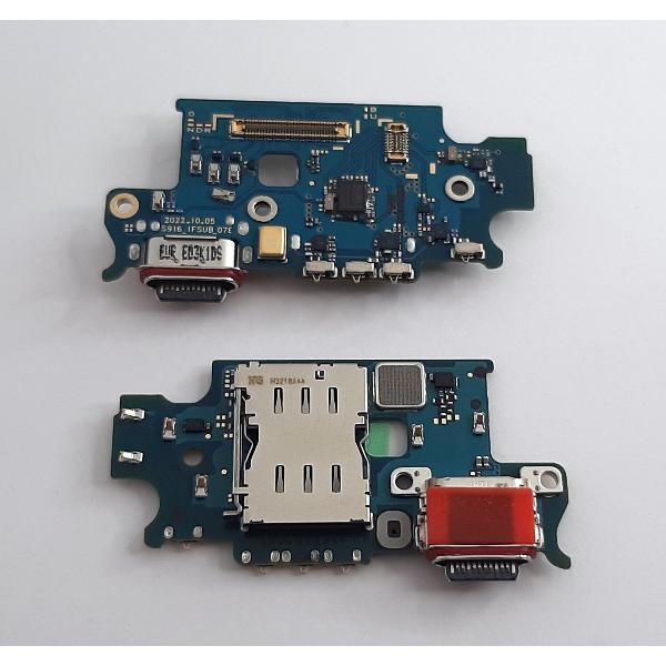 Samsung Galaxy S23+ S916 Charging Port Cable Sim Reader Flex Microphone Usb Original Genuine Replacement