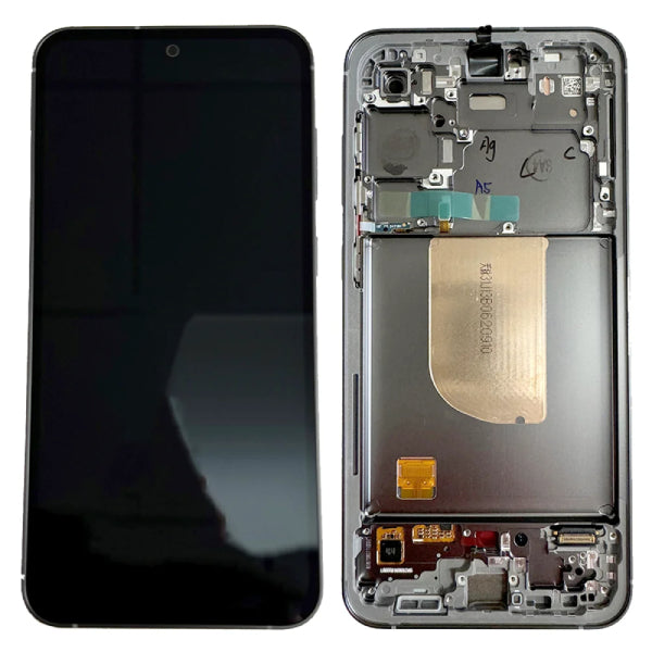 Samsung Galaxy S23 FE S711 Lcd Touch Screen Display Complete Original Genuine Graphite With Frame