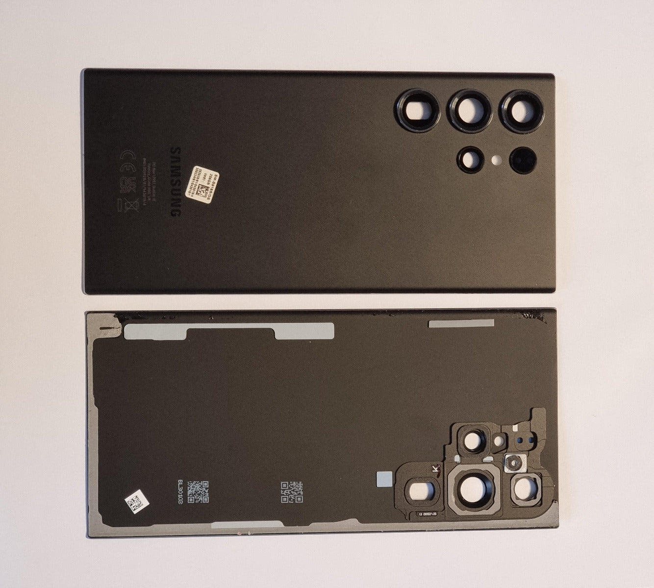 14 DAY Samsung Galaxy S23 Ultra SM-S918 Battery Cover Back Housing Fascia 100% Original Genuine Phantom Black LIKE NEW