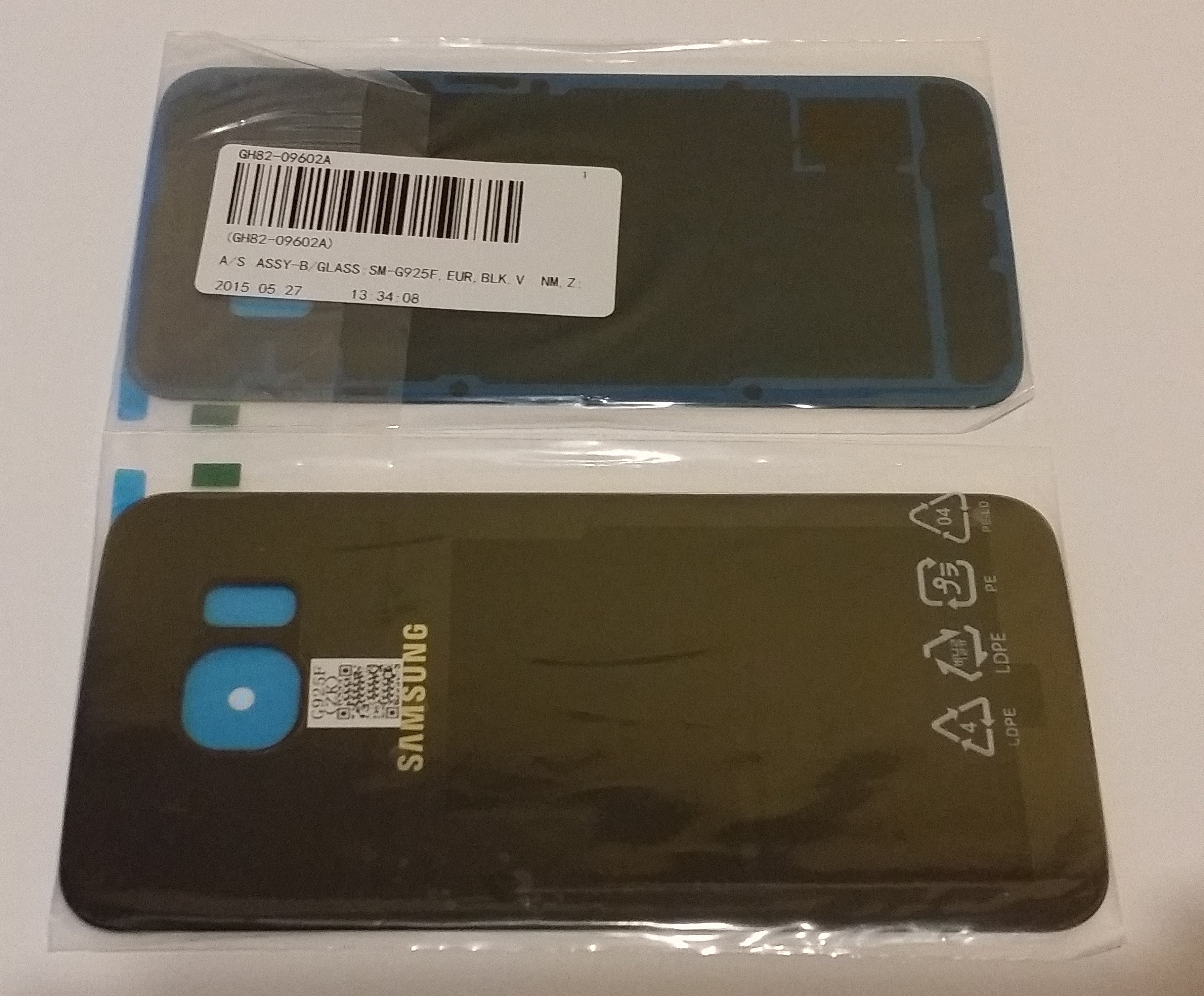 Samsung Galaxy S6 Edge G925F Battery Cover Back Housing Fascia 100% Original Genuine From Samsung UK Black