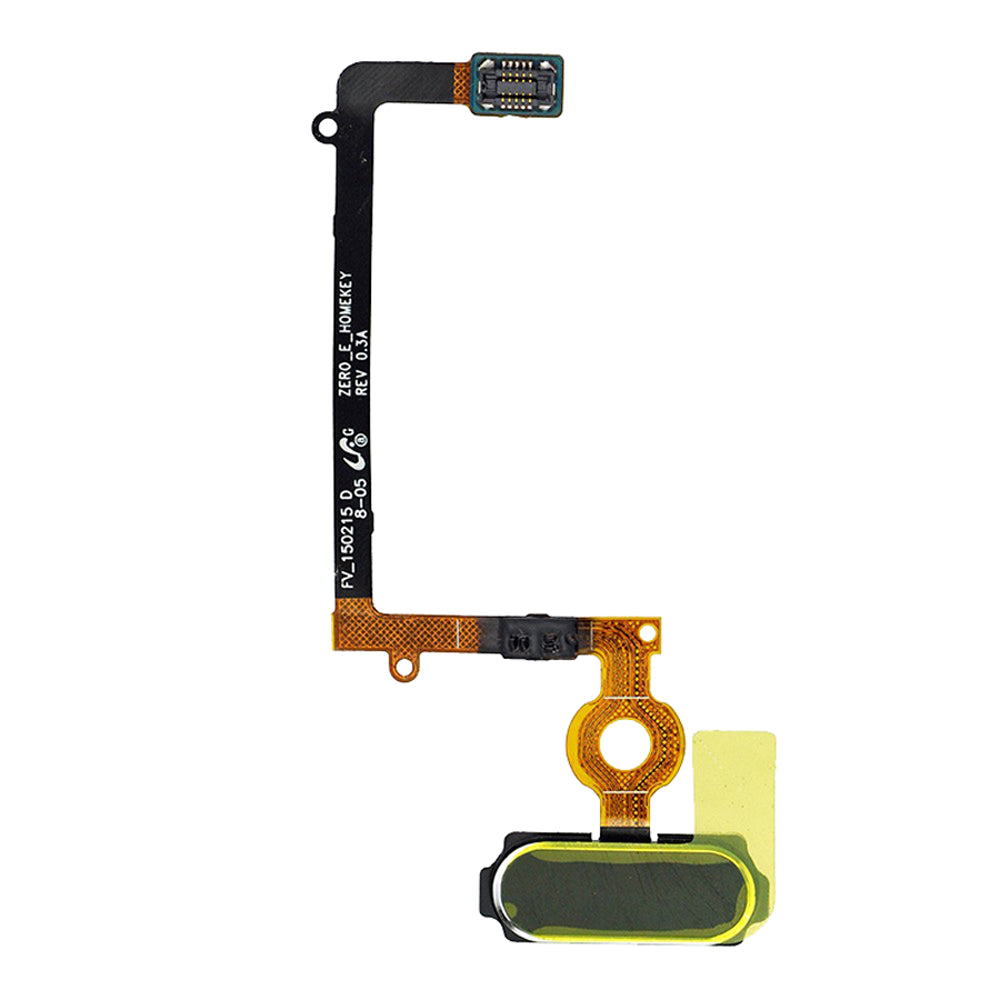 Samsung Galaxy S6 Edge G925F Home Button Switch Flex Ribbon Cable Fingerpint Reader Original Genuine Black