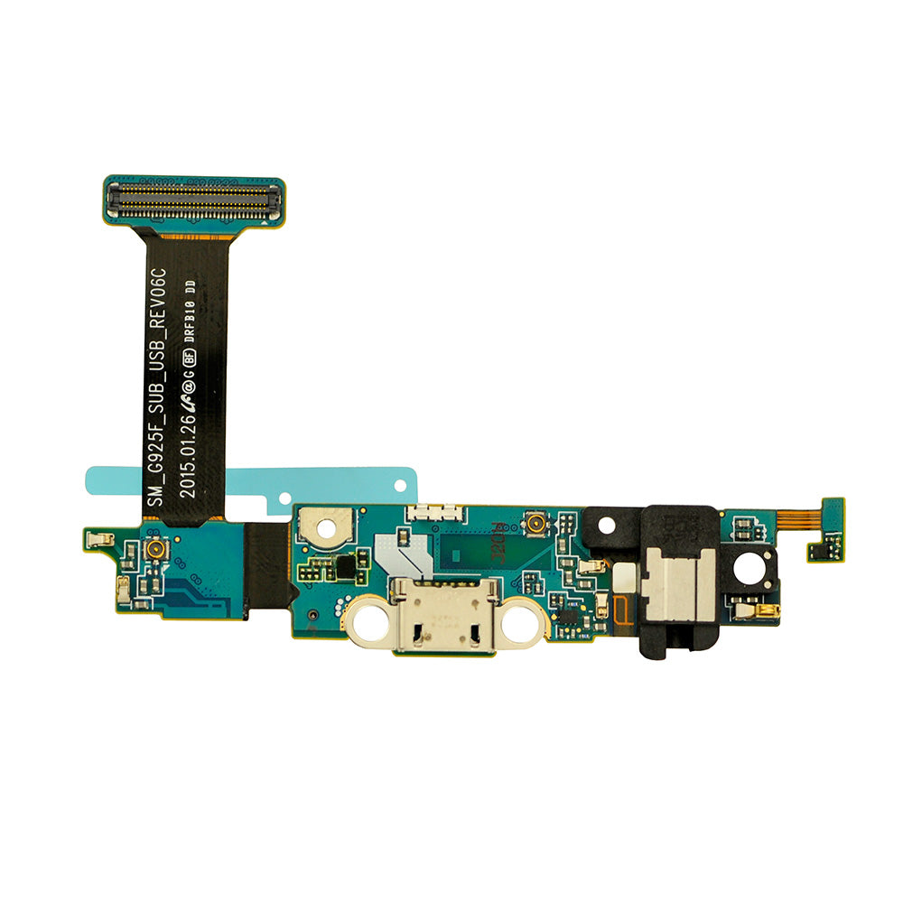 Samsung Galaxy S6 Edge SM-G925F Charging Port Cable Keypad Membrane Flex Microphone Usb Original Genuine