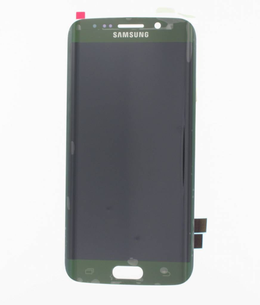 Samsung Galaxy S6 Edge SM-G925F Lcd Touch Screen Display Complete Original Genuine Green Without Frame