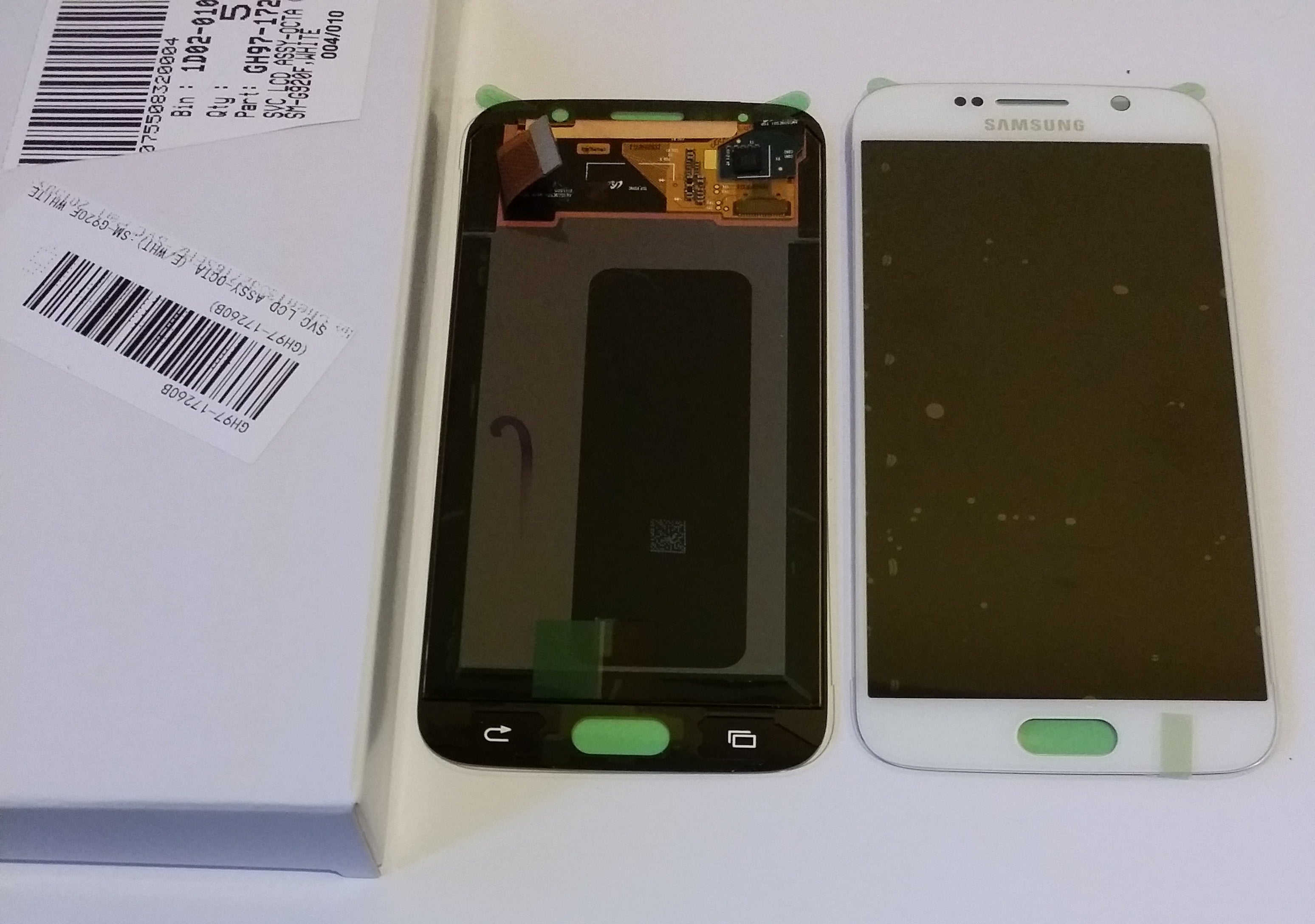 Samsung Galaxy S6 SM-G920F Lcd Touch Screen Display Complete Original Genuine White