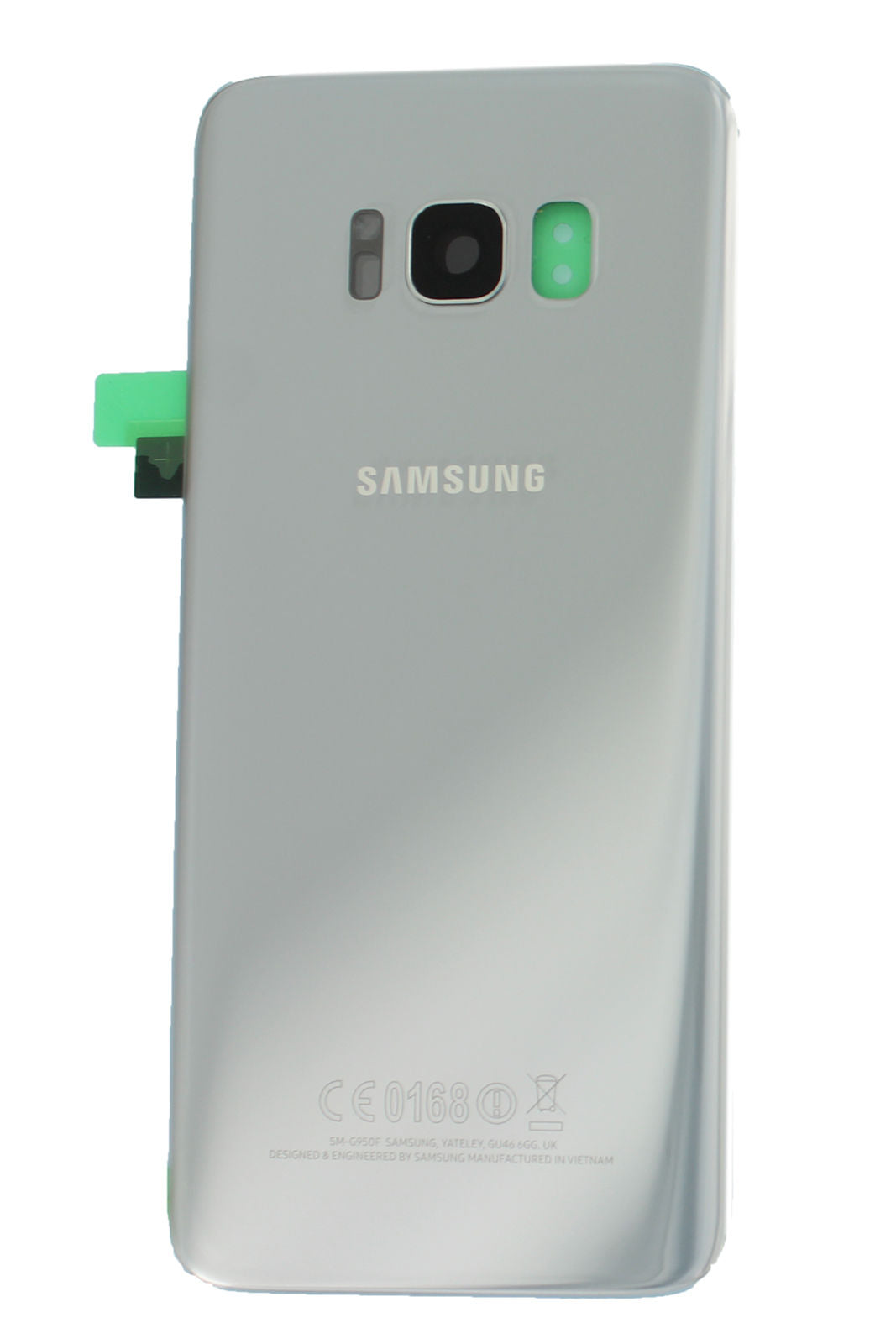 14 DAY Samsung Galaxy S8 G950F Battery Cover Back Housing Fascia 100% Original Genuine From Samsung UK Silver LIKE NEW