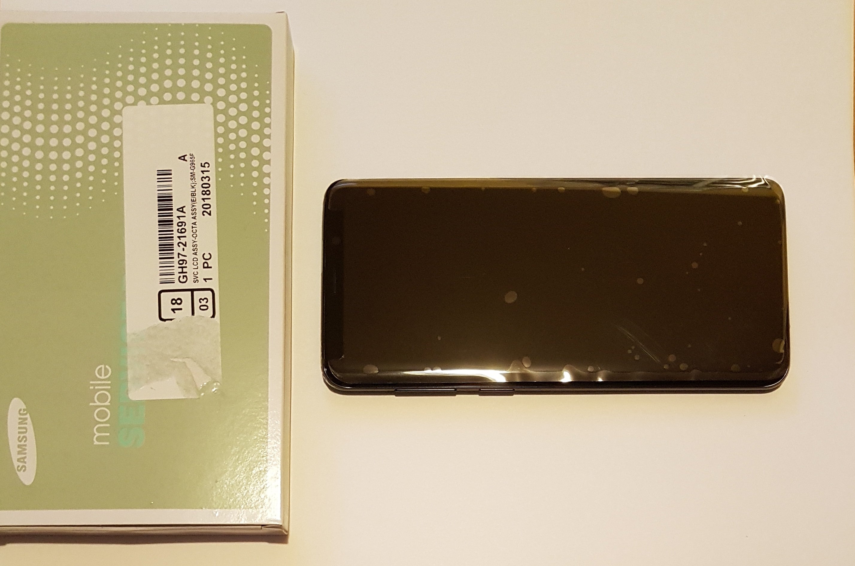 Samsung Galaxy S9+ SM-G965F S9 Plus Lcd Touch Screen Display Complete Original Genuine Black With Frame