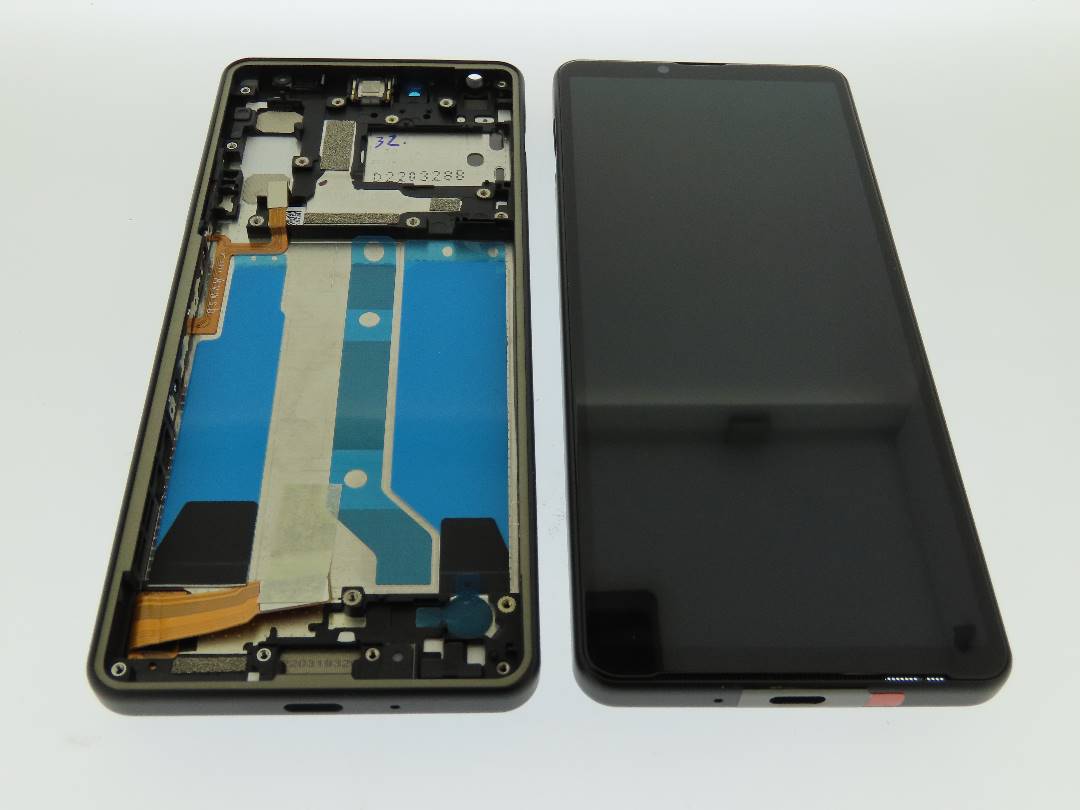 Sony XQ-CC54 Xperia 10 IV Lcd Screen Display Digitizer Touch Original Genuine Complete Black With Frame