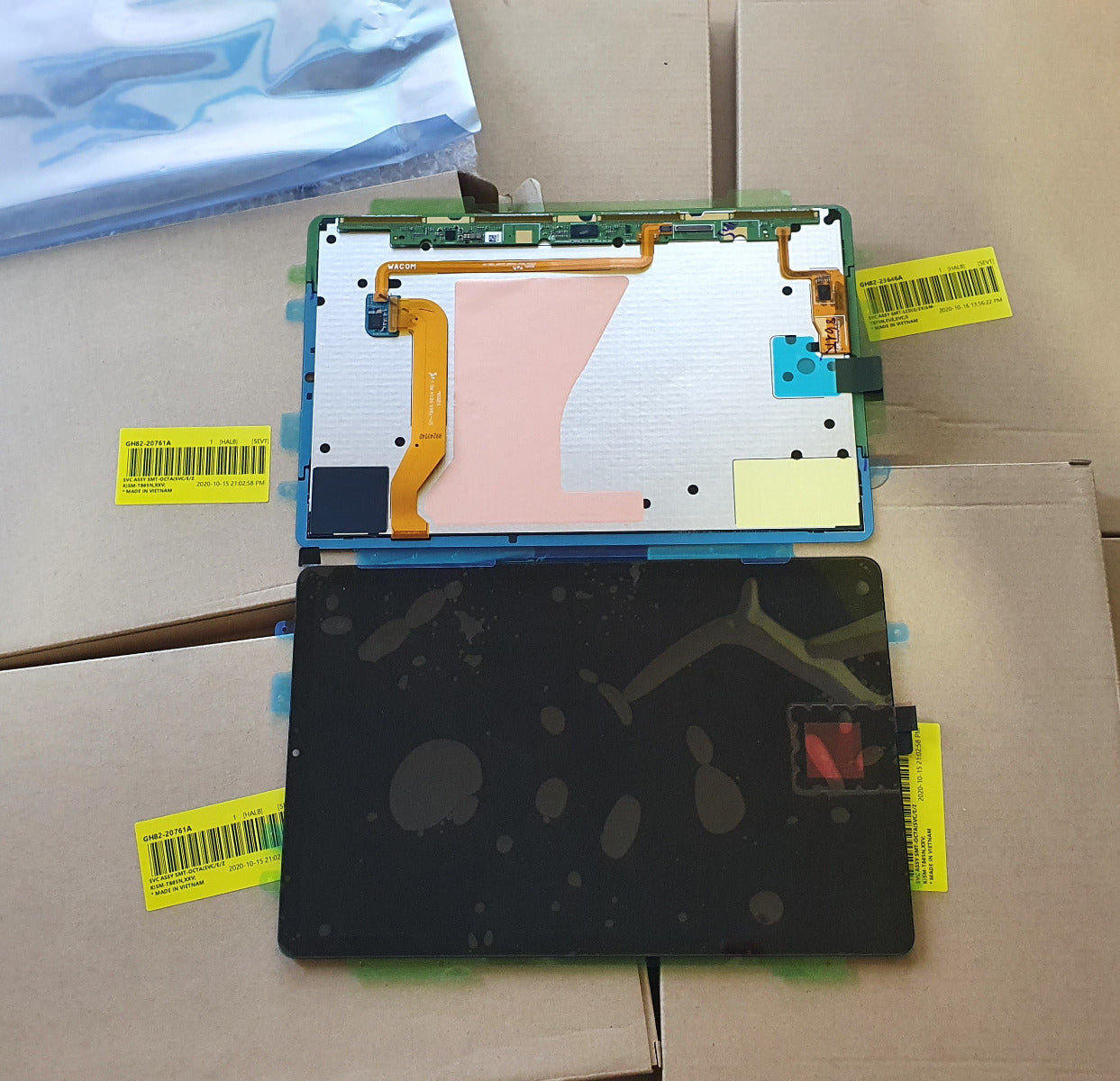 Samsung Galaxy Tab S6 SM-T860 T860 Lcd Screen Display Digitizer Touch Pad Screen Complete Original Genuine Black