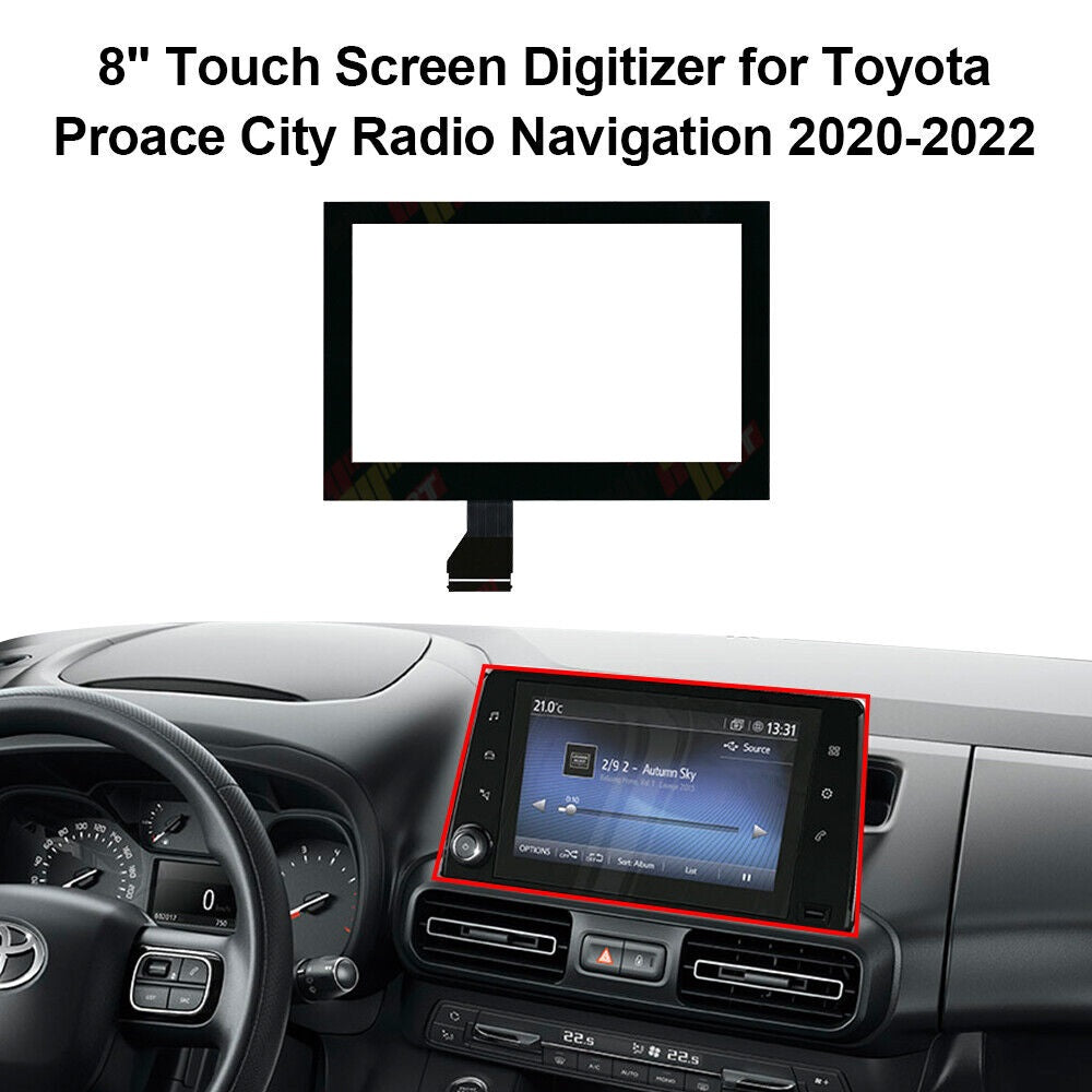 Citroen Berlingo 2018 - 2022 Head Unit Sat Navigation Touch Screen Digitzer Display Media Unit Continental Replacement