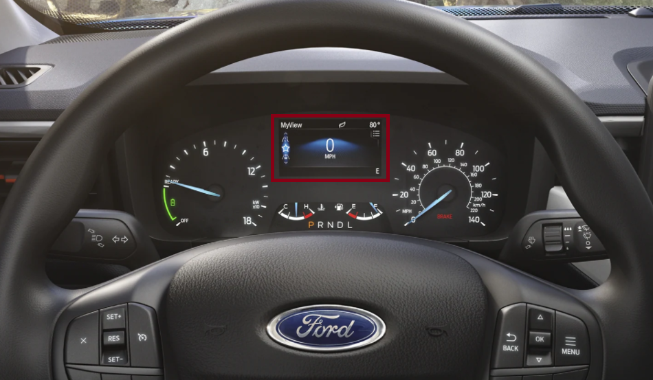 Ford Transit Custom 2013 - 2019 Lcd Screen Digitial Display Dash Speedo Cluster Replacement