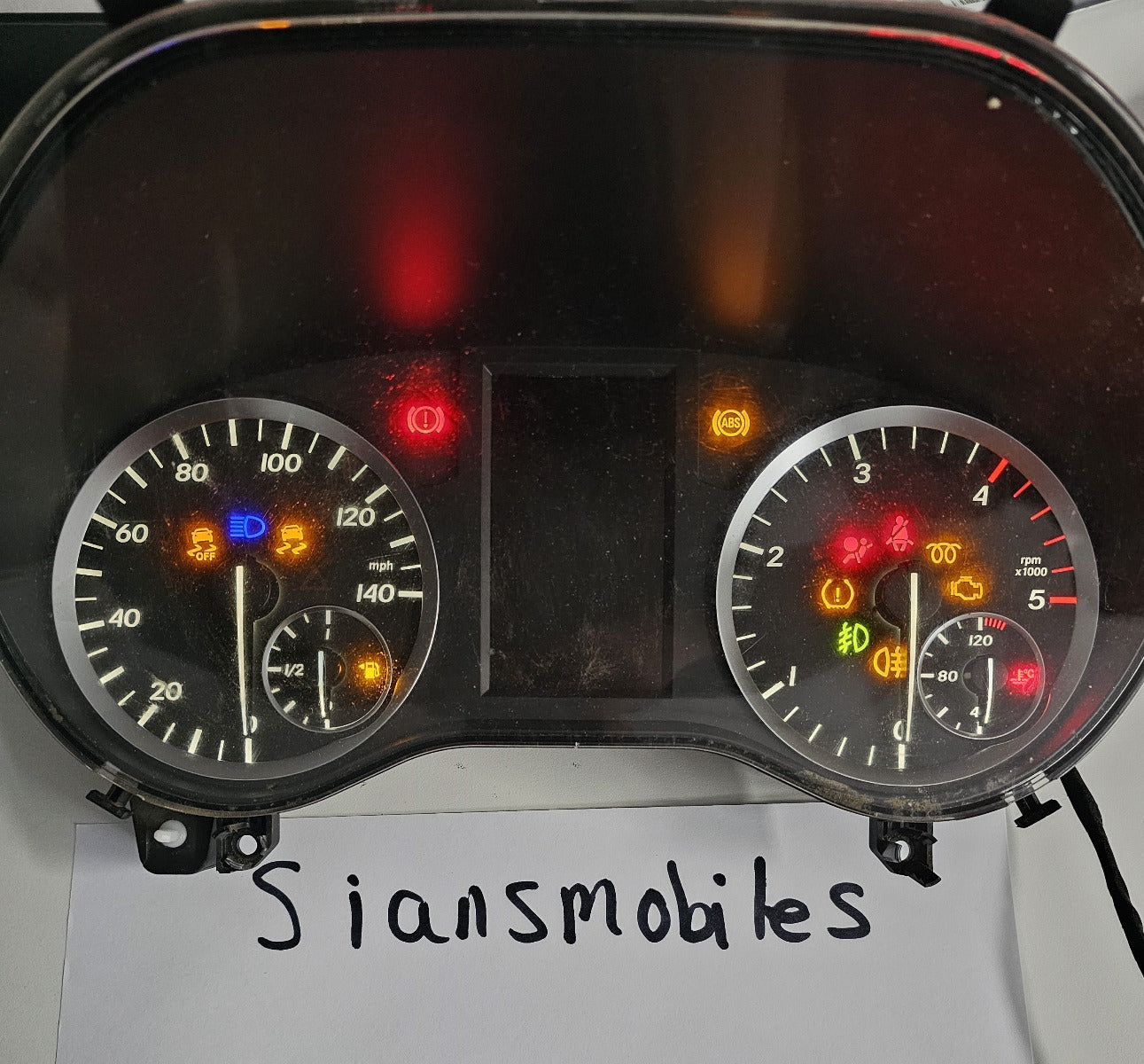 Mercedes Vito 2014 - 2020 Screen Display Dash Speedo Cluster Backlight Repair Fix