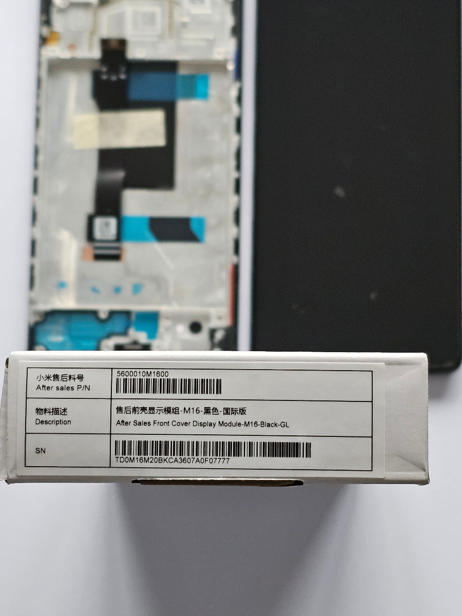 Xiaomi Redmi Note 12 Pro 5G Lcd Touch Screen Display Complete Original Genuine Black Replacement