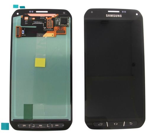 Samsung Galaxy S5 Active SM G870F Lcd Touch Screen Display Complete Original Genuine Black Grey Blue