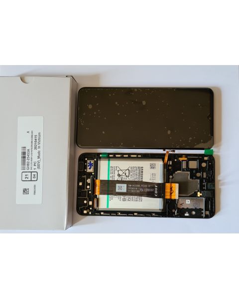 Samsung Galaxy A32 A326 5G Lcd Touch Screen Display Complete Original Genuine Black Replacement + Battery