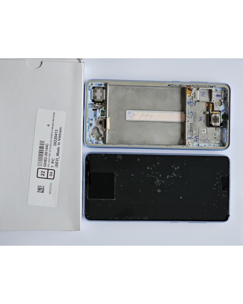 Samsung Galaxy A33 A336 5G Lcd Touch Screen Display Complete Original Genuine Blue Replacement 
