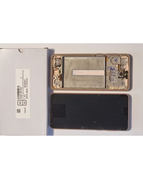 Samsung Galaxy A33 A336 5G Lcd Touch Screen Display Complete Original Genuine Peach Replacement 