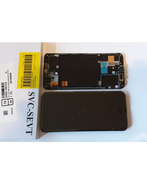 Samsung Galaxy A40 A405 SM-A405F Lcd Touch Screen Display Complete Original Genuine Black Replacement