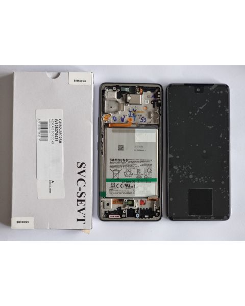 Samsung Galaxy A53 5G A536 Lcd Touch Screen Display Complete Original Genuine Black + Battery Replacement 