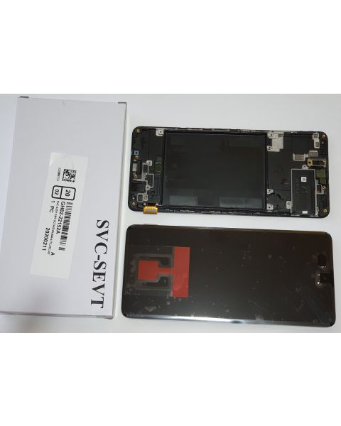 Samsung Galaxy A71 A715 SM-A715F Lcd Touch Screen Display Complete Original Genuine Black Replacement