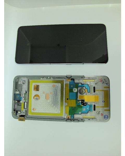 Samsung Galaxy A80 A805 SM-A805F Lcd Touch Screen Display Complete Original Genuine Silver Replacement