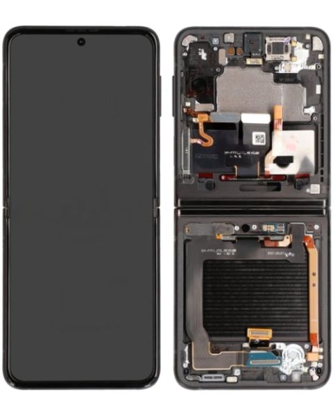 Samsung Galaxy Z Flip3 5G F711 Lcd Touch Screen Display Complete Original Genuine Black Replacement