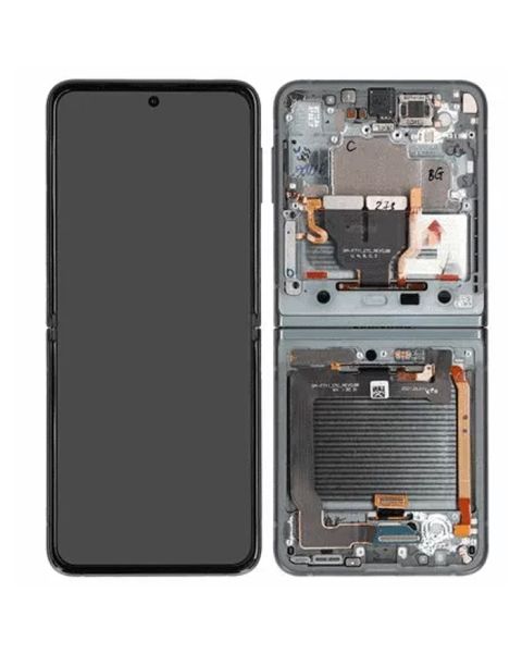 Samsung Galaxy Z Flip3 5G F711 Lcd Touch Screen Display Complete Original Genuine Green Replacement