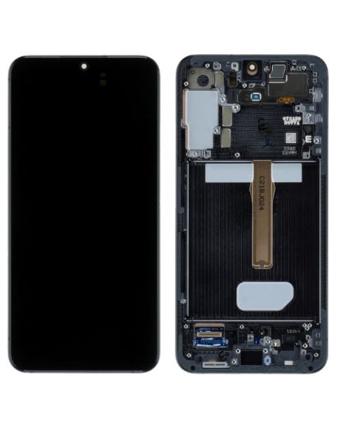 Samsung Galaxy S22+ 5G S906 Lcd Touch Screen Display Complete Original Genuine Phantom Black With Frame