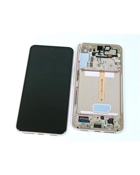 Samsung Galaxy S22+ 5G S906 Lcd Touch Screen Display Complete Original Genuine Violet With Frame