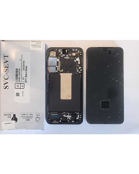 Samsung Galaxy S23+ 5G S916 Lcd Touch Screen Display Complete Original Genuine Phantom Black With Frame