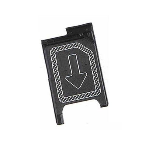 Sony Xperia Z3 D6603 Sim Card Holder Plastic Tray Original Genuine Replacement Black