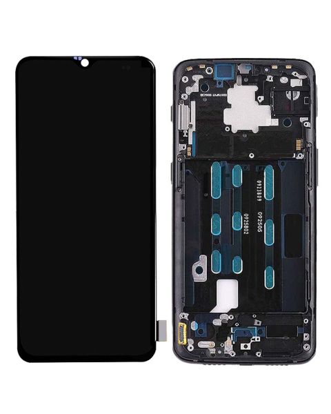 OnePlus 6T Lcd Screen Display Digitizer Touch Original Genuine Complete Replacement Midnight Black